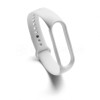 Ремінець для Xiaomi Mi Band 5, 6, 7 Original Design white / білий