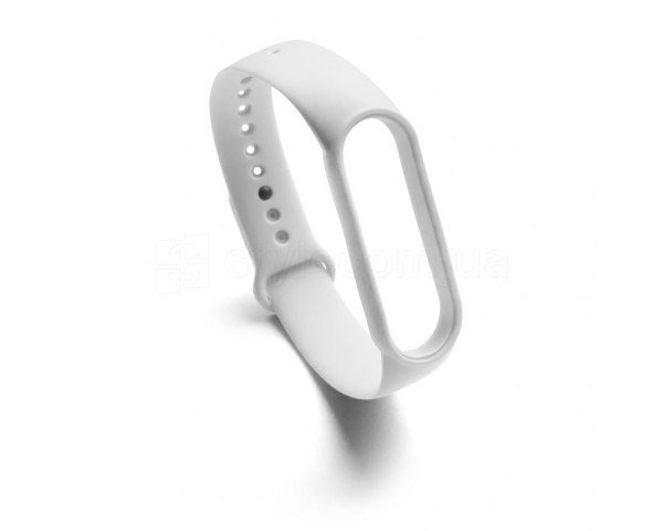 Ремінець для Xiaomi Mi Band 5, 6, 7 Original Design white / білий