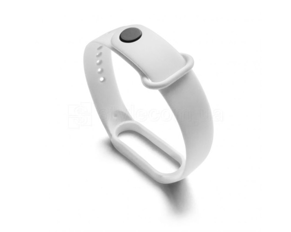 Ремінець для Xiaomi Mi Band 5, 6, 7 Original Design white / білий