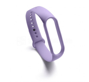 Ремінець для Xiaomi Mi Band 5, 6, 7 Original Design lavender / лавандовий