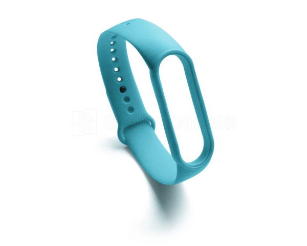 Ремінець для Xiaomi Mi Band 5, 6, 7 Original Design sky blue / небесно-блакитний