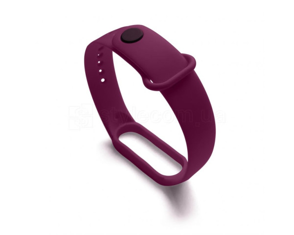 Ремешок для Xiaomi Mi Band 5, 6, 7 Original Design violet / фиолетовый