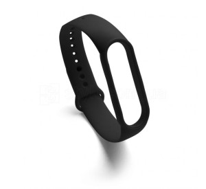 Ремінець для Xiaomi Mi Band 5, 6, 7 Original Design black / чорний