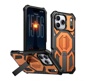 Чехол с MagSafe Armor Case для Apple iPhone 17 Pro Max с подставкой orange (04)