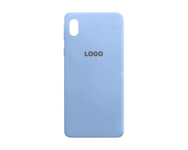 Чехол Original Silicone для Samsung Galaxy A01 Core/A013 (2020), M01 Core/M013 (2020) light blue (05)