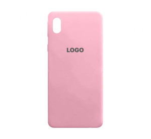 Чехол Original Silicone для Samsung Galaxy A01 Core/A013 (2020), M01 Core/M013 (2020) light pink (12)