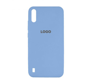 Чехол Original Silicone для Samsung Galaxy A01/A015 (2019) light blue (05)