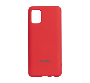 Чохол Original Silicone для Samsung Galaxy A41/A415 (2020) red (14)