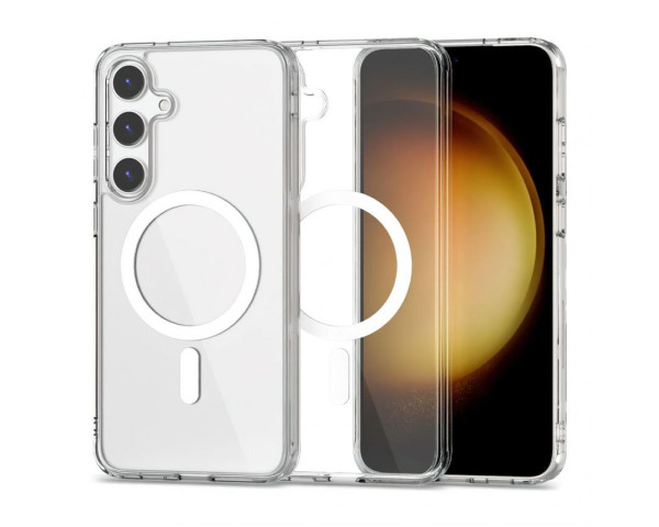 Чохол Original з функцією MagSafe для Samsung Galaxy S25/S931 (2025) прозорий без індикатора встановлення