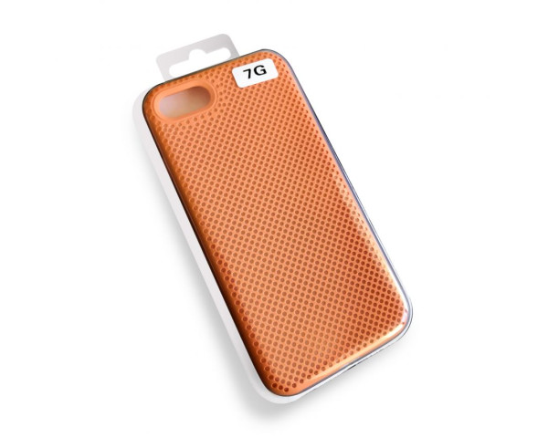 Чохол Original перфорація для Apple iPhone 6, 6s peach