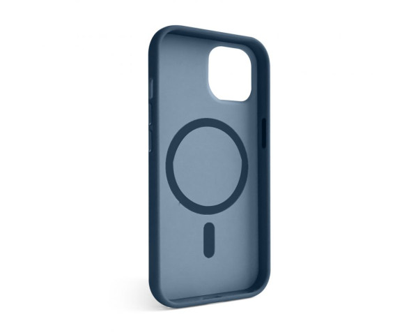 Чохол Soft Matte з MagSafe для Apple iPhone 15 dark blue