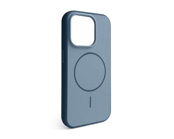 Чохол Soft Matte з MagSafe для Apple iPhone 15 Pro dark blue
