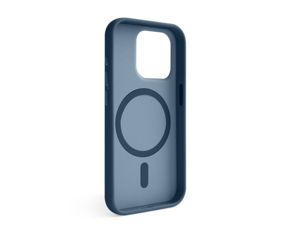 Чохол Soft Matte з MagSafe для Apple iPhone 15 Pro dark blue