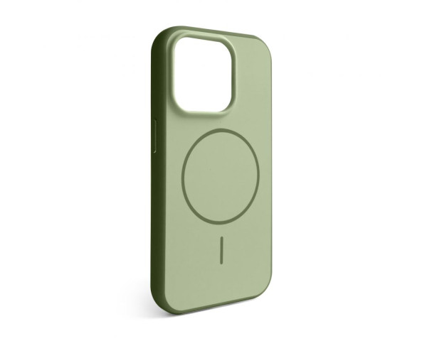 Чохол Soft Matte з MagSafe для Apple iPhone 15 Pro green