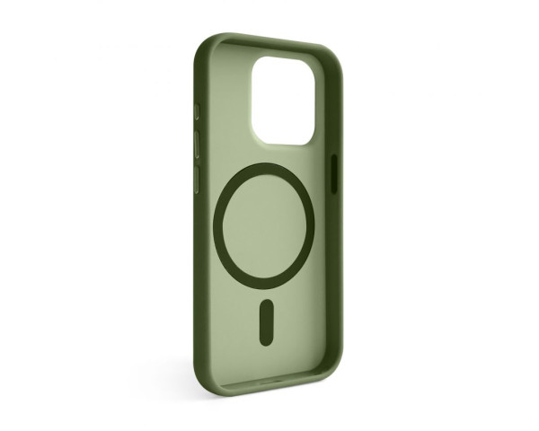 Чохол Soft Matte з MagSafe для Apple iPhone 15 Pro green