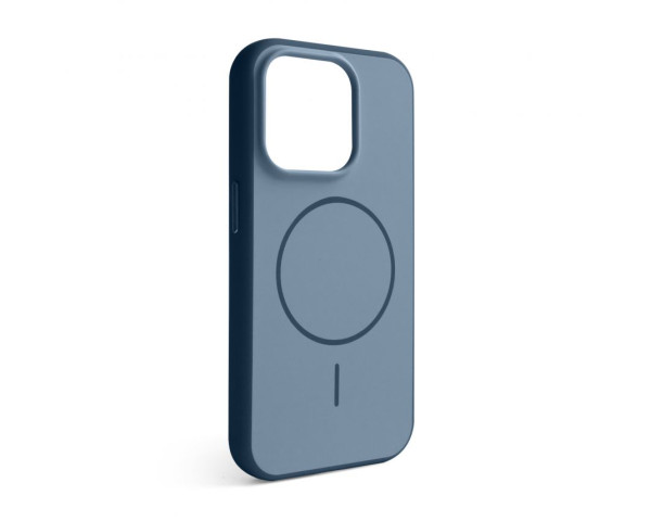 Чохол Soft Matte з MagSafe для Apple iPhone 15 Pro Max dark blue