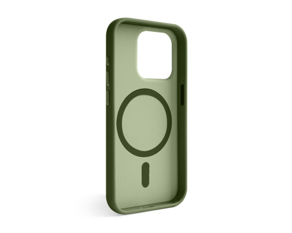 Чохол Soft Matte з MagSafe для Apple iPhone 15 Pro Max green
