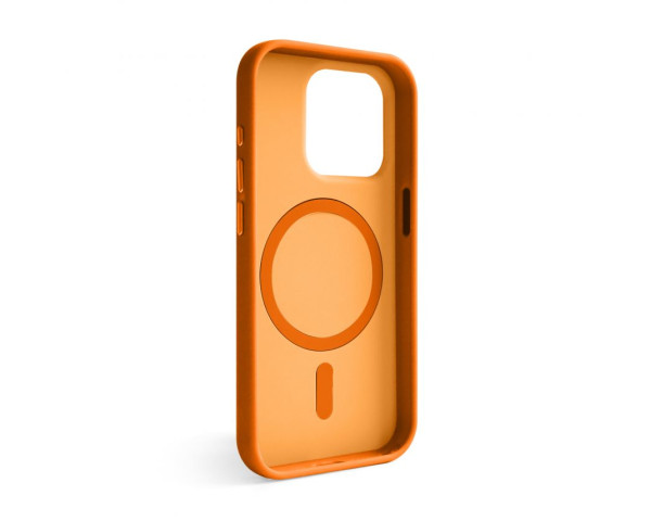 Чохол Soft Matte з MagSafe для Apple iPhone 15 Pro Max orange