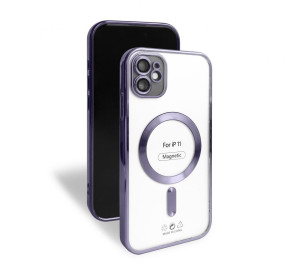 Чехол с функцией MagSafe для Apple iPhone 11 violet (2)