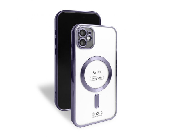 Чехол с функцией MagSafe для Apple iPhone 11 violet (2)