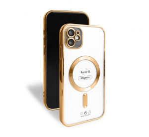 Чохол with MagSafe для iPhone 11 (03) gold