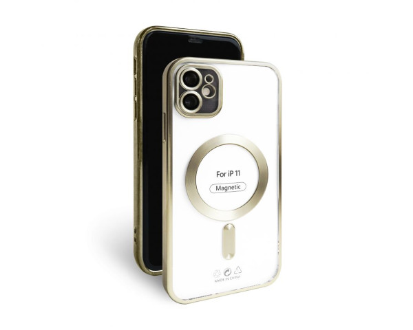 Чехол с функцией MagSafe для Apple iPhone 11 gold (03) матовый