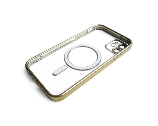 Чехол с функцией MagSafe для Apple iPhone 11 gold (03) матовый