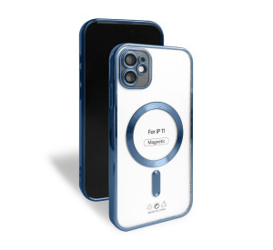 Чохол with MagSafe для iPhone 11 (04) blue