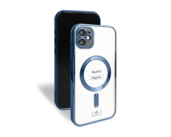 Чехол с функцией MagSafe для Apple iPhone 11 blue (4)