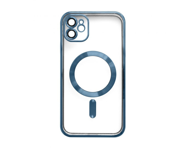 Чехол с функцией MagSafe для Apple iPhone 11 blue (4)