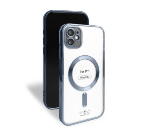 Чехол с функцией MagSafe для Apple iPhone 11 mountain blue (7)