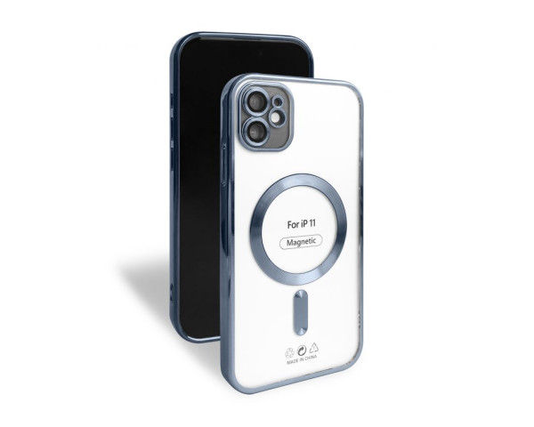 Чехол с функцией MagSafe для Apple iPhone 11 mountain blue (7)