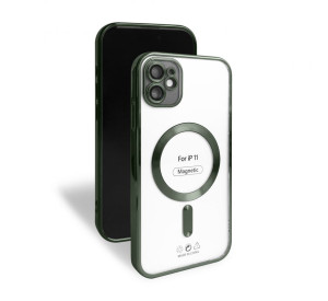 Чохол with MagSafe для iPhone 11 (08) olive