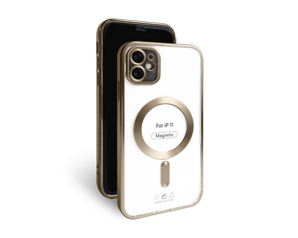 Чохол з функцією MagSafe для Apple iPhone 11 brown (13) matte