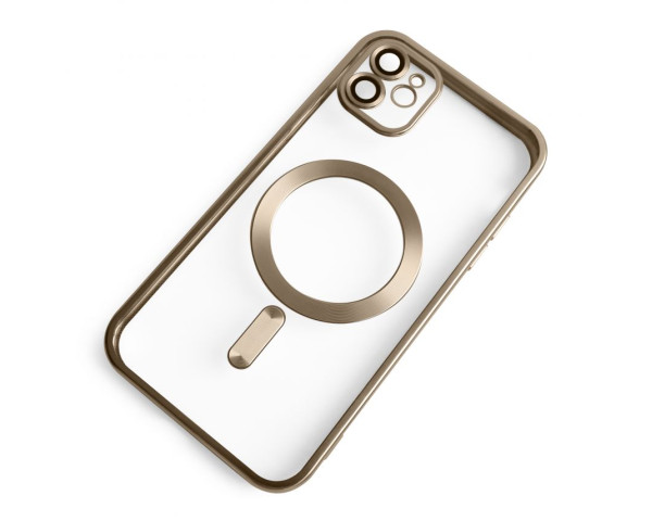 Чохол з функцією MagSafe для Apple iPhone 11 brown (13) matte