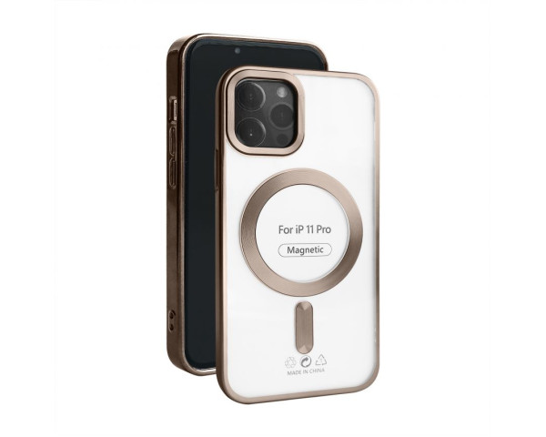 Чохол з функцією MagSafe для Apple iPhone 11 Pro brown (13) matte