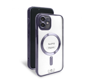 Чохол with MagSafe для iPhone 12 (02) violet