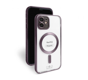 Чохол з функцією MagSafe для Apple iPhone 12 violet matte