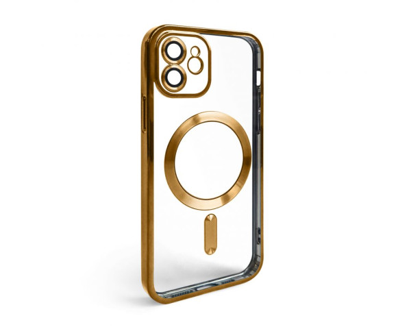 Чехол с функцией MagSafe для Apple iPhone 12 gold (3)