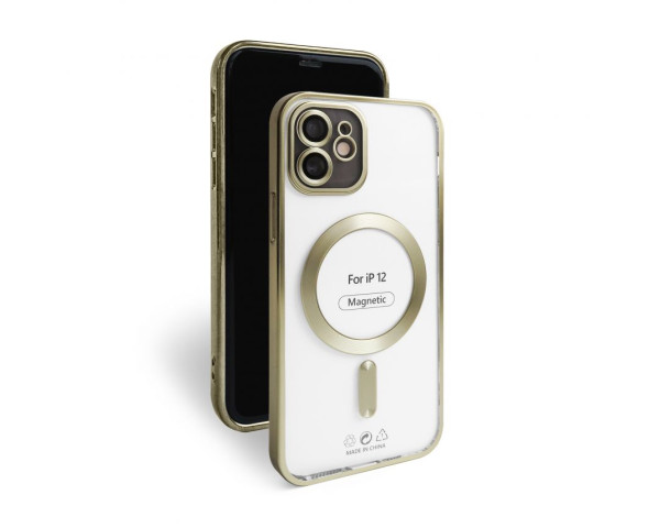 Чохол з функцією MagSafe для Apple iPhone 12 gold matte