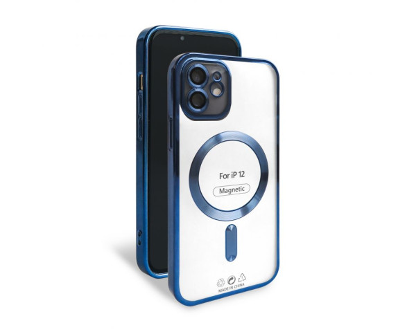 Чохол with MagSafe для iPhone 12 (04) blue
