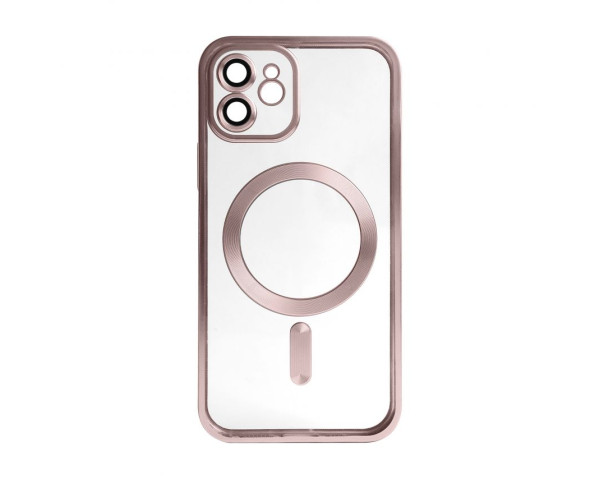 Чохол з функцією MagSafe для Apple iPhone 12 pink matte
