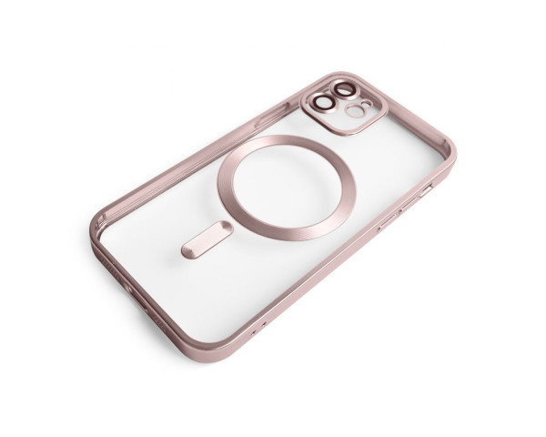 Чохол з функцією MagSafe для Apple iPhone 12 pink matte