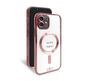 Чехол с функцией MagSafe для Apple iPhone 12 rose gold (6)
