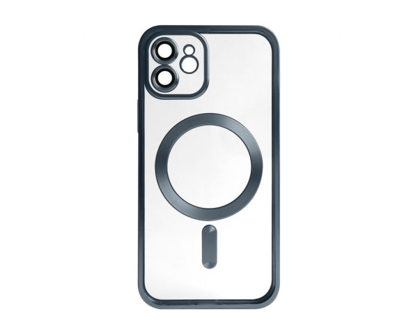Чохол з функцією MagSafe для Apple iPhone 12 dark blue matte