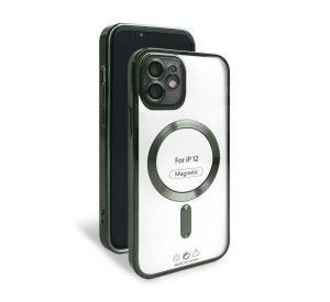 Чохол with MagSafe для iPhone 12 (08) olive
