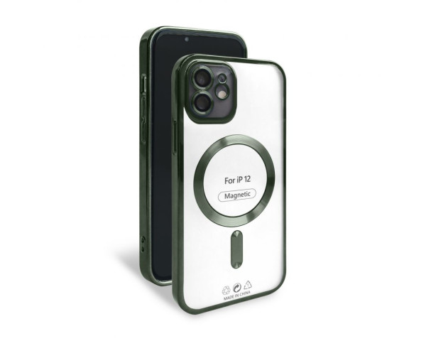 Чохол with MagSafe для iPhone 12 (08) olive