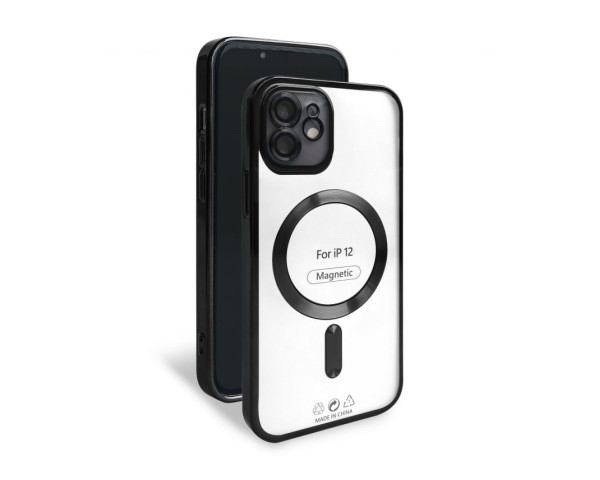 Чохол with MagSafe для iPhone 12 (09) black