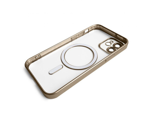 Чохол з функцією MagSafe для Apple iPhone 12 brown (13) matte