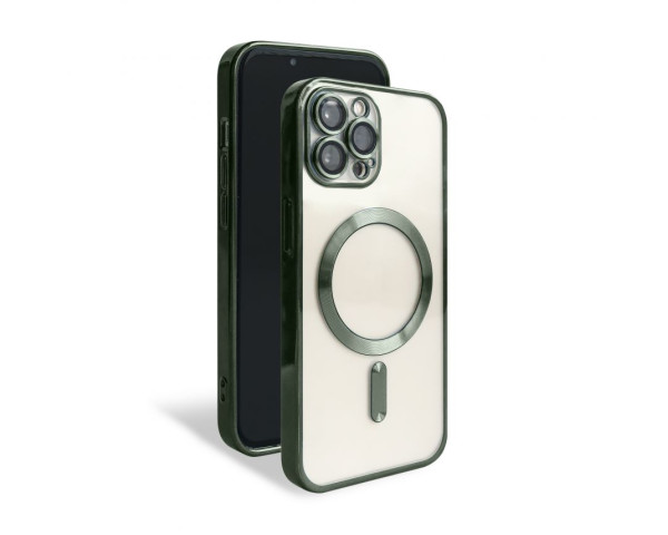 Чохол з функцією MagSafe для Apple iPhone 12 Pro Max olive (8)